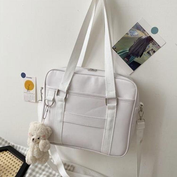 スクールバッグ ショルダー スクールショルダーバッグ 合皮 レディース