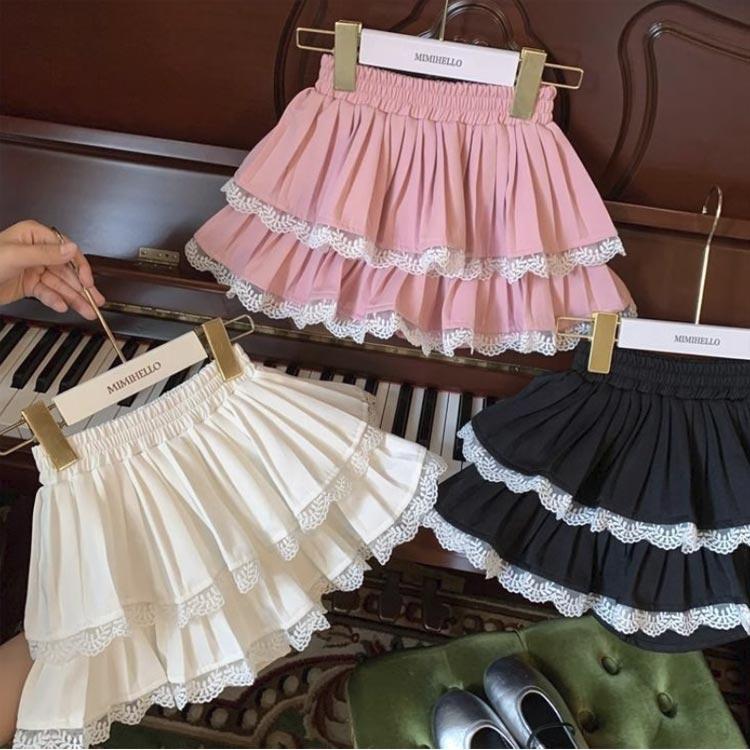 フリフリスカート 子供フレアスカート フレアスカート ブリーツ