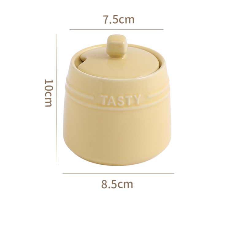 スプーン付き 陶器 砂糖 調味料入れ 保存容器 店 セラミック ふた付き