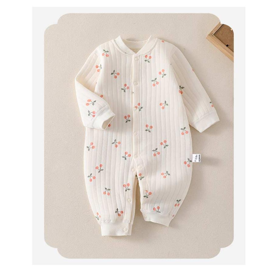 ロンパース 長袖 男の子 女の子 おしゃれ 90cm カバーオール コットン