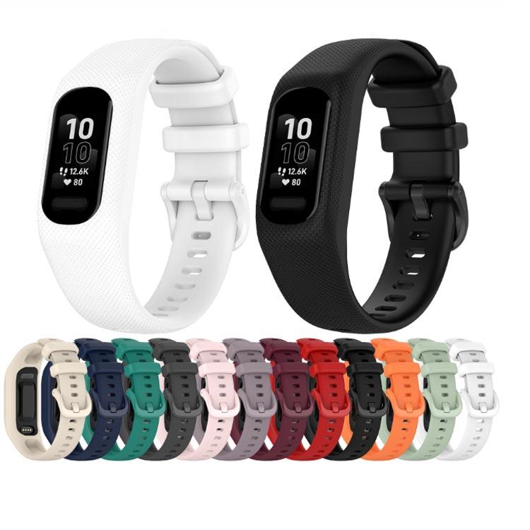 Garmin シリコン 交換用バンド vivosmart 5 バンド 交換バンド GARMIN