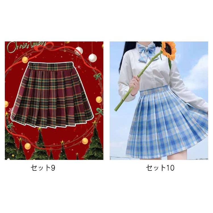 チェック柄 発表会 プリーツスカート リボン付き 女の子 子供服
