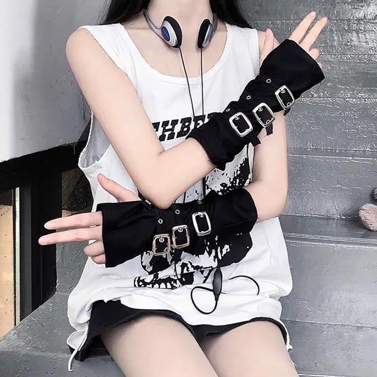 アームカバー・アームウォーマー engravethecross ginzi armcover archive 個性 腕カバー アームウォーマー アームカバー レディース パンク