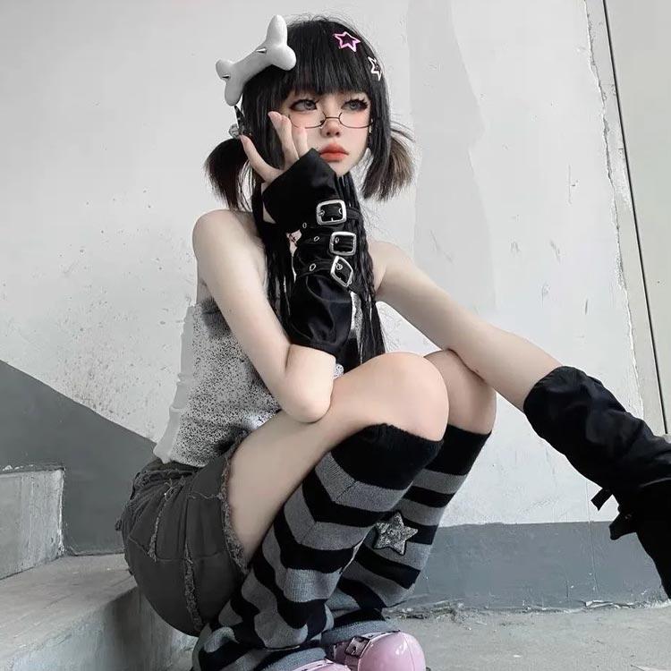 個性 腕カバー アームウォーマー アームカバー レディース パンク