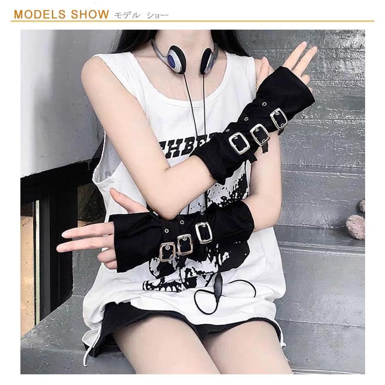 個性 腕カバー アームウォーマー アームカバー レディース パンク