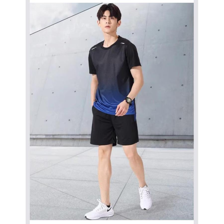 Man  World Tシャツ 2枚セット ワークマン 吸汗速乾 半袖 メンズ 2枚セット Tシャツ 夏用 トップス