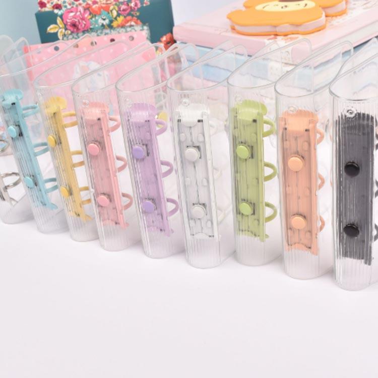 透明 バインダー A8 推し トレカ収納 持ち運び クリア シール シール