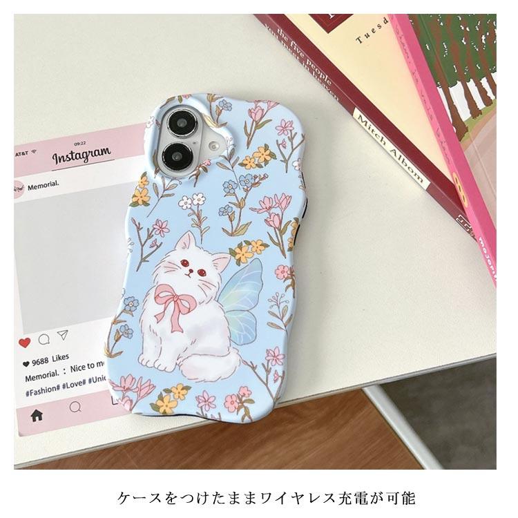 キャット 猫 iPhone17 耐衝撃 うねうね スマホケース ねこ iPhone