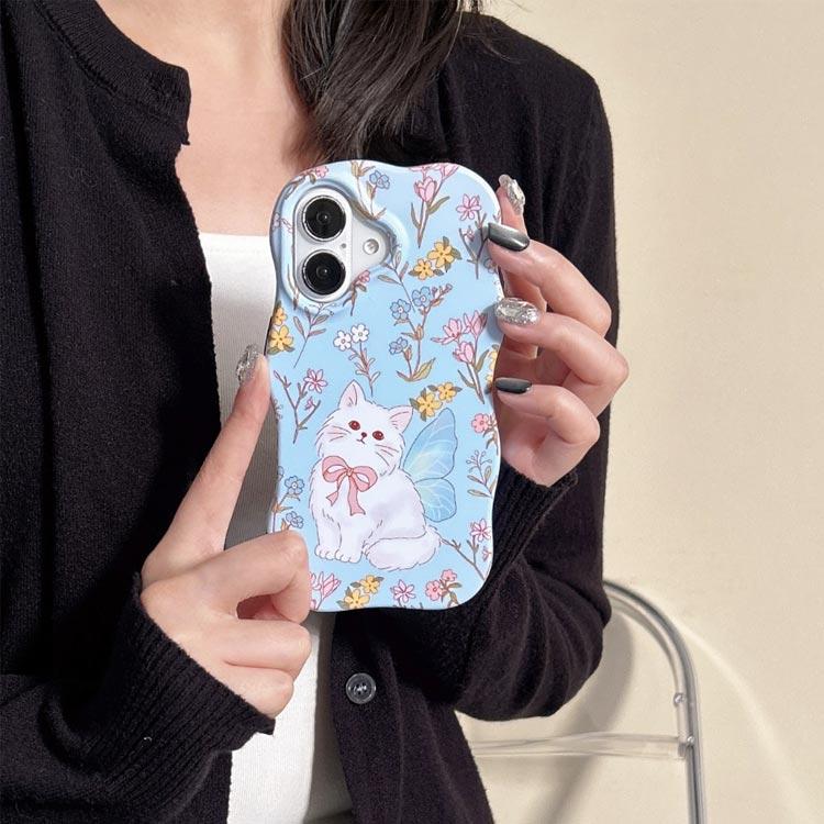 キャット 猫 iPhone17 耐衝撃 うねうね スマホケース ねこ iPhone