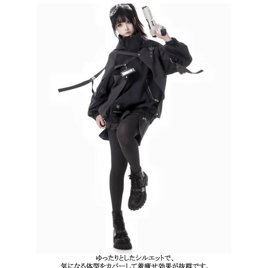 ジャージ ジャケット 機能服 ビジュアル系 男女兼用 パーカー フード