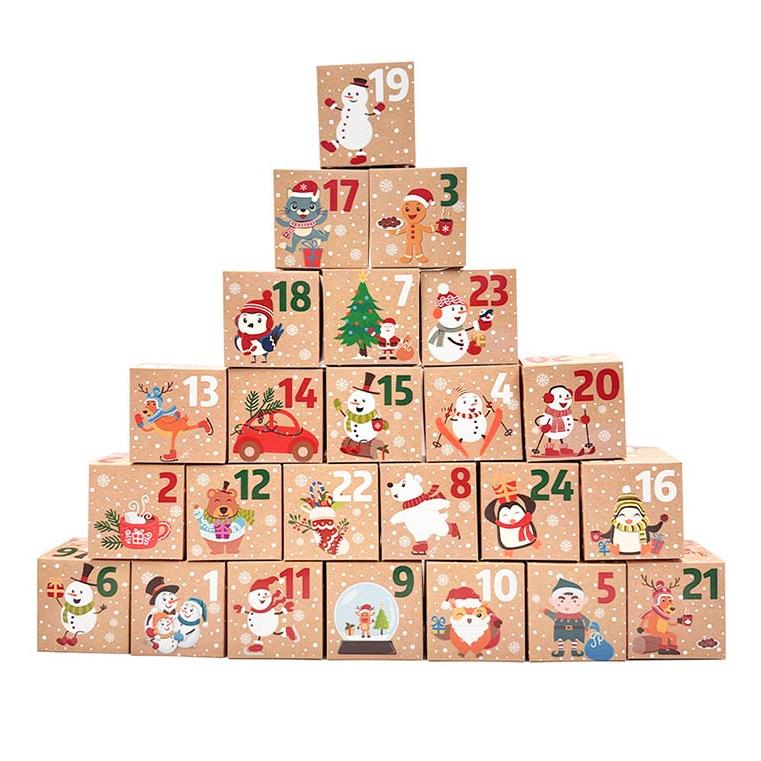 24日 クッキー DIY 24個セット ギフトボックス カウントダウン