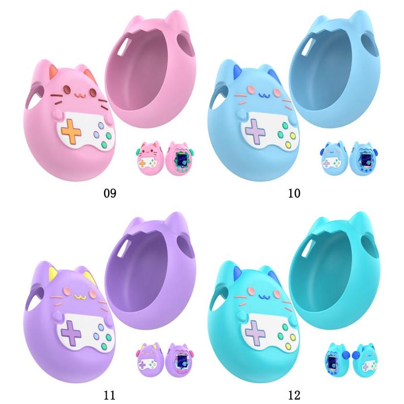 ケース 猫耳 paradise シリコンカバー たまごっち パープル 保護ケース