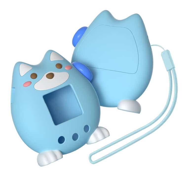 たまごっちパラダイス　タマゴッチ 猫型 青 ストラップ付き たまごっち Paradise カバー たまごっちパラダイス パラダイス用