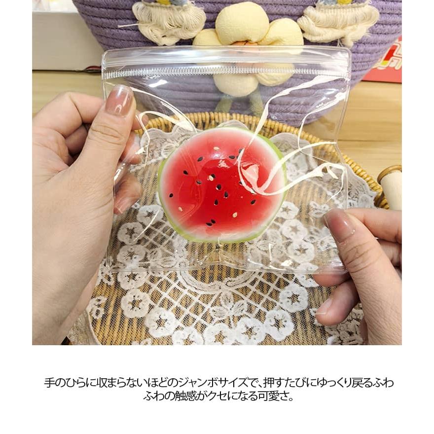 スイカ すいか スクイーズ ストレス解消 5点セット ぷにぷに 発散 握る