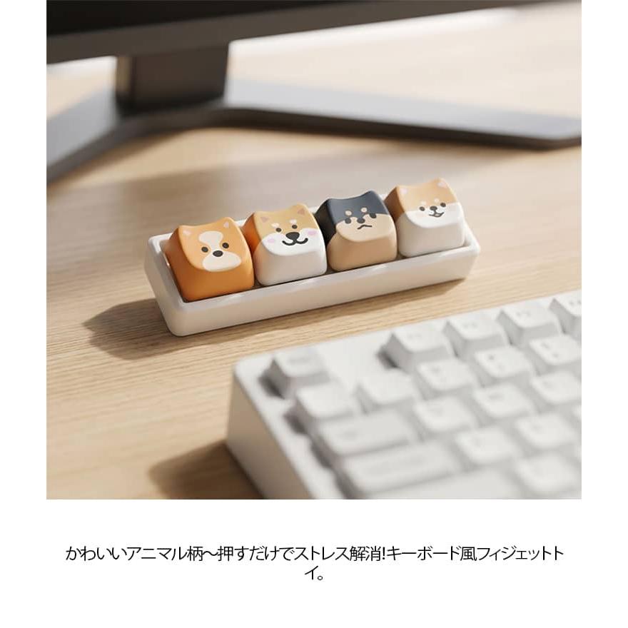 キーボード 音 キーホルダー カチカチ メカニカル ミニキーボード フィ