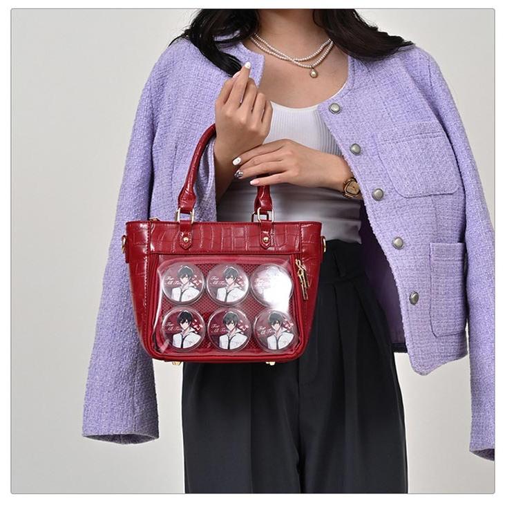 痛バ 痛バッグ ハンドバッグ ショルダーバッグ 2WAY レザー調