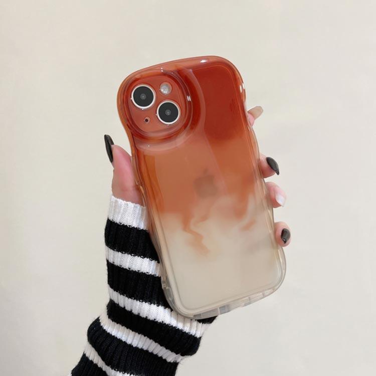 コーヒー 抹茶 ラテ スマホケース スマホカバー 耐衝撃 グラデーション