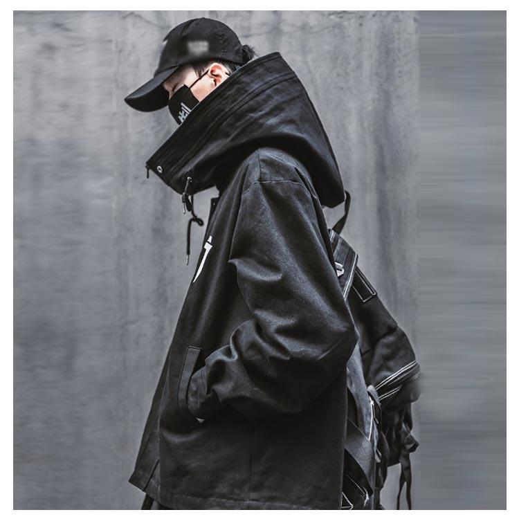 ボリュームネック ジャケット メンズ レディース コート 大きい