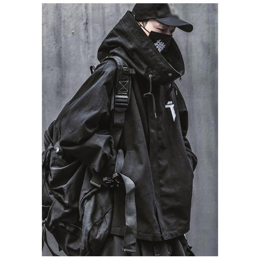 ボリュームネック ジャケット メンズ レディース コート 大きい