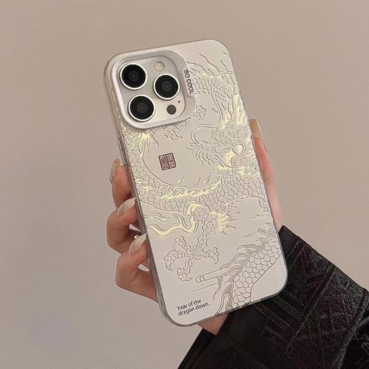 新色追加！全7色 かっこいい ケース 辰年 グッズ 甲辰 iPhone15