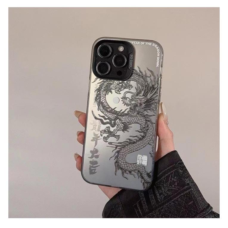 新色追加！全7色 かっこいい ケース 辰年 グッズ 甲辰 iPhone15