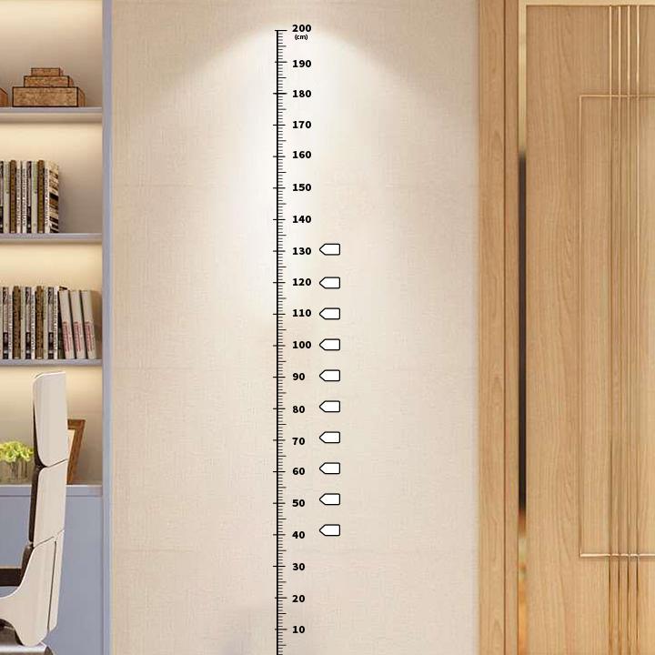 身長計 ウォールステッカー 子供部屋 子ども 身長 記念 女の子 男の子 壁シール 測れる 可愛い キッズ