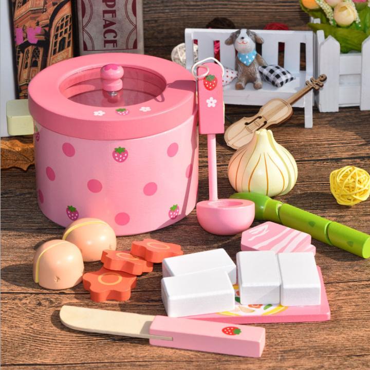 お見舞い ままごと 木製 食材 火鍋 食べ物 おままごとセット 野菜 ナイフ 知恵玩具 豆腐 プレゼント お肉 包丁