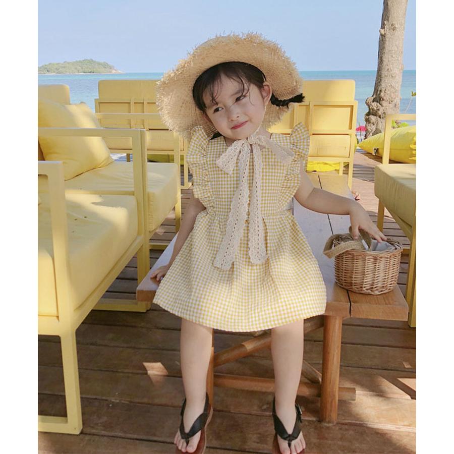 ベビーワンピース イエロー ブルー 80 90 100 110 1 130 1歳 2歳 3歳 4歳 可愛い 子供服 半袖 誕生日 プレゼント 子供ドレス ワンピース カワイイ Growyr126 モードアリス 通販 Yahoo ショッピング