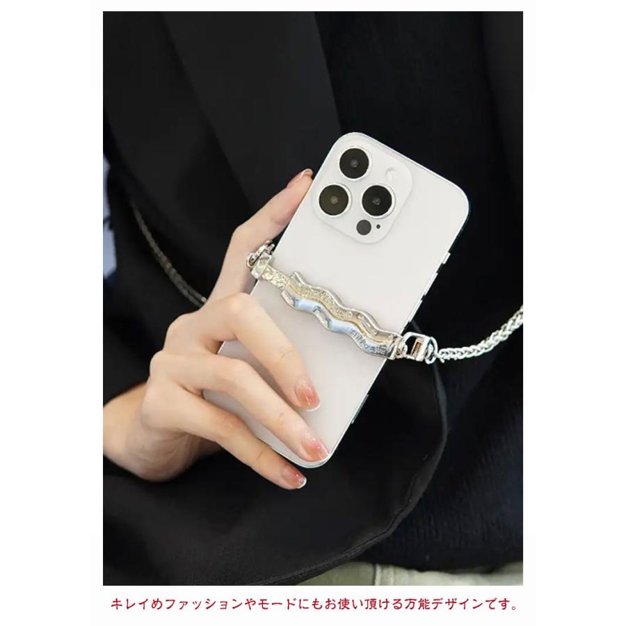 スマホショルダー かっこいい 全機種対応 肩掛け スマホクリップ