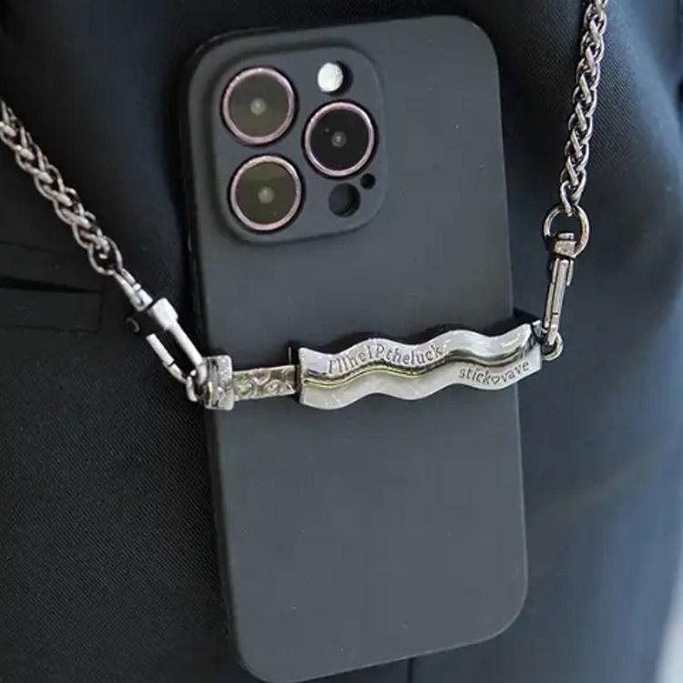 スマホショルダー かっこいい 全機種対応 肩掛け スマホクリップ