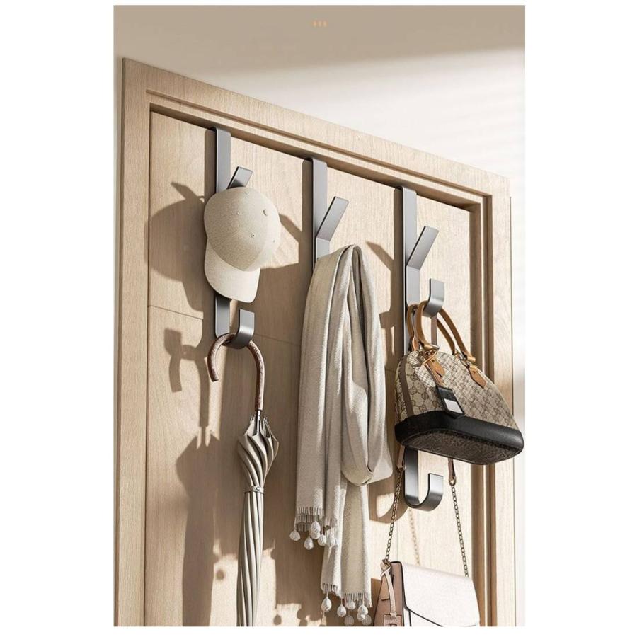 コート 縦型 フック 帽子 2個組 ドアフック ドア 扉 ドア掛け