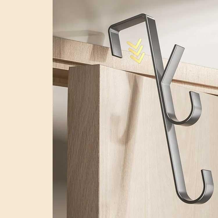 コート 縦型 フック 帽子 2個組 ドアフック ドア 扉 ドア掛けフック