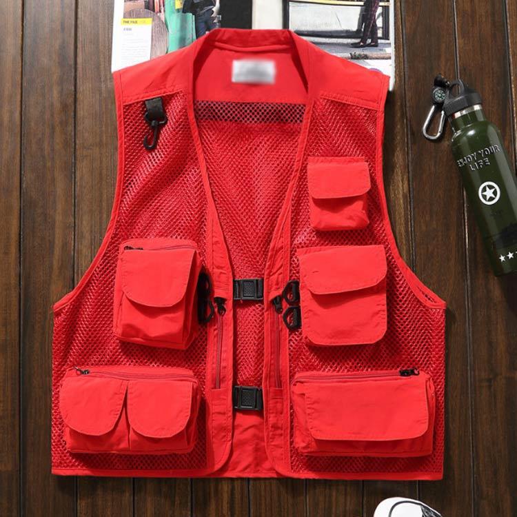 キャンプベスト フィッシングベスト レディース 大きいサイズ 多機能