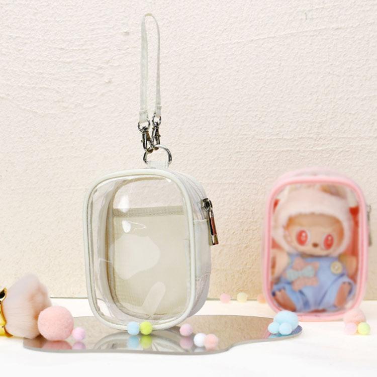 痛バッグ おでかけポーチ ミニ 軽量 透明 ポストカード 推し活グッズ