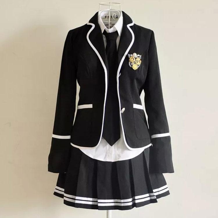 女子 高校生 制服 コスプレ ブレザー スカート セット Amazon.co.jp: [QOOLYㅤ] 女子高生 制服 学生服 セーラー服 JK