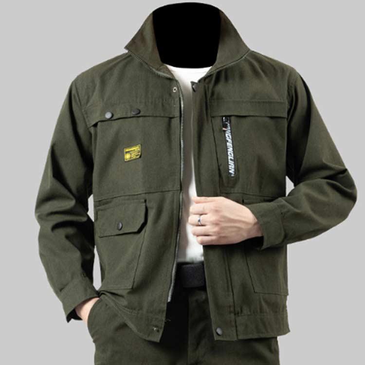 2点セット 現場 カーゴパンツ メンズ ジャケット ミリタリー 工場 上下