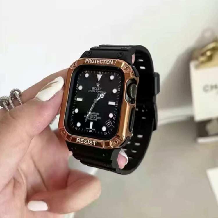 ケース apple 一体型 アップルウォッチ バンド watch スポーツバンド 