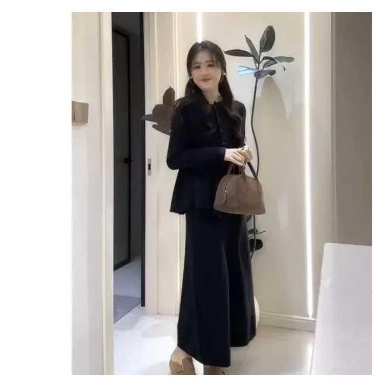 お宮参り ニットセットアップ 上下セット タイトスカート トップス