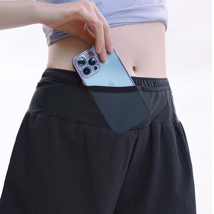 ランニングパンツ ランニング ウエストポケット付き メンズ 男性 ポケット スポーツウェア 速乾性 ストレッチ ハーフパンツ ウエストポーチ一体型 イ |  | 03