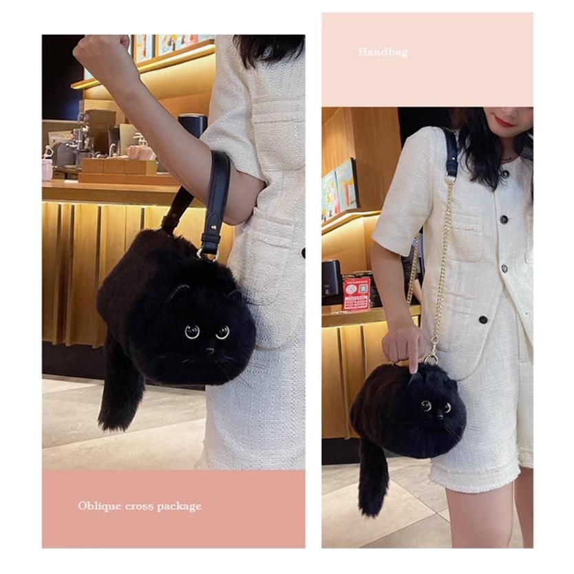 ネコ好き 2way 超リアル！ 猫バッグ 高級感 猫型 ネコ型トートバッグ ネコ