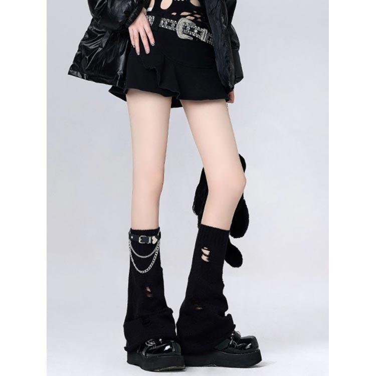 レッグウォーマー 原宿系 サブカル レディース K-POP 可愛い
