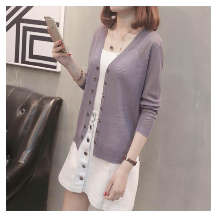 サマーカーディガン レディース ニットカーディガン カーディガン Vネック 長袖 薄手 リブニット 薄手ニット 肩掛け 冷房対策 トップス ゆったり |  | 10