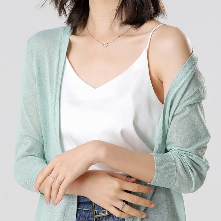 サマーニット レディース カーディガン ニットカーディガン サマーカーディガン ロング丈カーディガン 薄手 無地 冷房対策 ゆるいカーディガン カジュ |  | 02