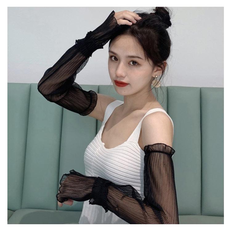 アームカバー レディース 女性 手袋 グローブ ロング UVカット 接触冷感 紫外線対策 クシュクシュ軽量 指なし レース 涼しい 冷え対策 日焼け対 |  | 15