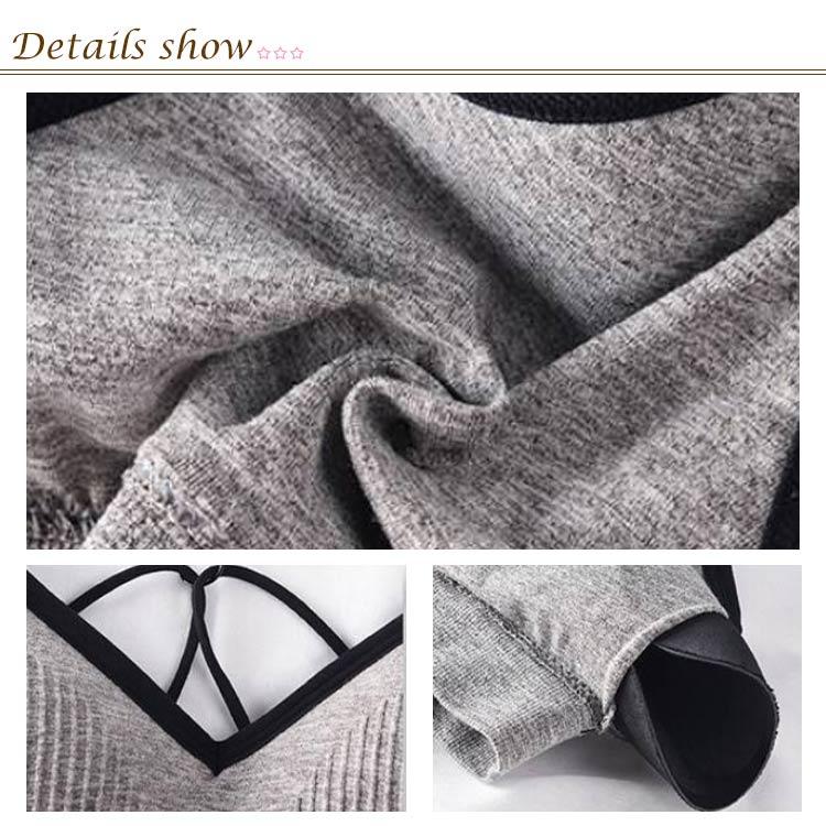 ブラジャー ショーツ セットアップ インナーセット 上下2点セット ブラトップ カップ付き スポブラ リブ パンツ 下着 ヨガ スポーツブラ スポーツ |  | 15