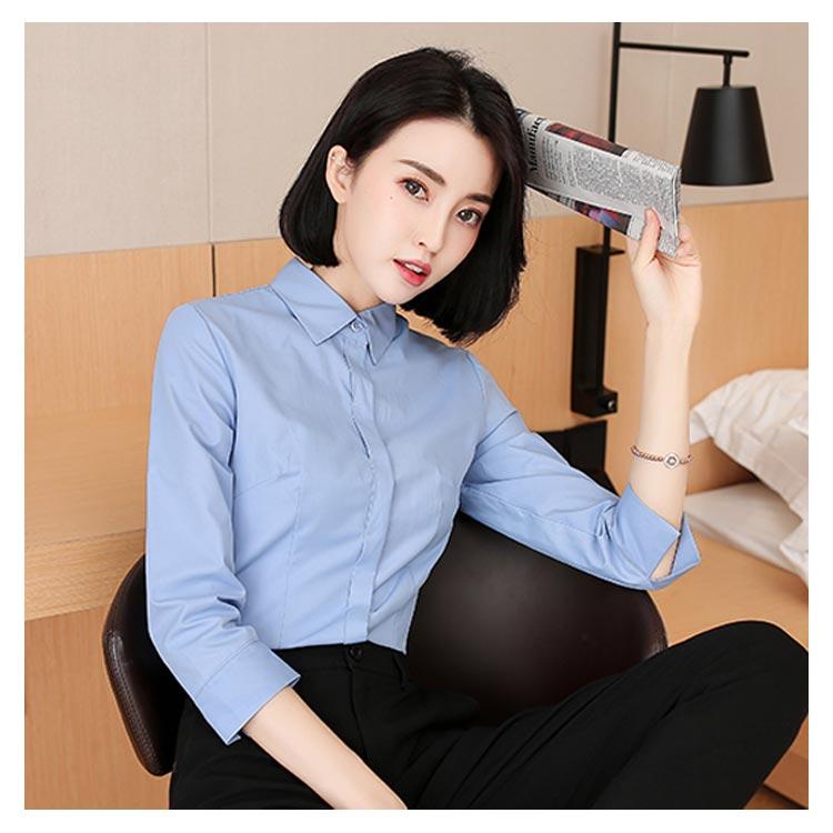 シャツ 長袖シャツ レディース シャツブラウス ワイシャツ Ｙシャツ 丸襟シャツ カジュアルシャツ 無地 長袖 チュニック トップス 森ガール系 大き |  | 15