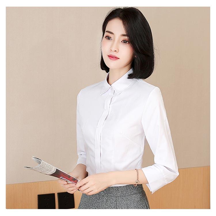 シャツ 長袖シャツ レディース シャツブラウス ワイシャツ Ｙシャツ 丸襟シャツ カジュアルシャツ 無地 長袖 チュニック トップス 森ガール系 大き |  | 08