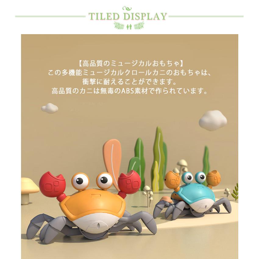 カニおもちゃ シミュレーションカニおもちゃ 乾電池式 カニ 夜遊び