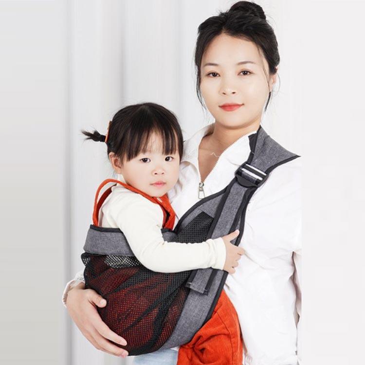 抱っこ紐 だっこひも ベビースリング メッシュ 片肩 新生児 スリング