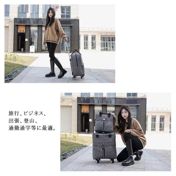 機内持ち込み キャリーバッグ 2点セット ソフトキャリーバッグ スーツ